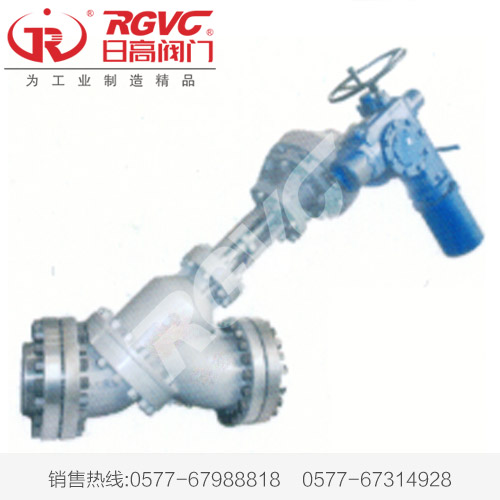 高壓Y型電動料漿閥