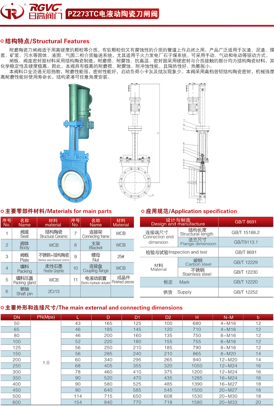 PZ273TC電液動(dòng)陶瓷刀閘閥