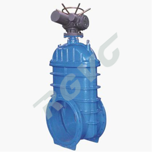 Z945X鑄鐵電動暗桿軟密封閘閥